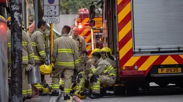 Bomberos en China Bomberos en China