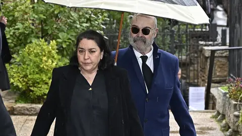 Ana Pérez Lorente y Antonio Resines acuden al funeral de Irene de Grecia en Madrid Ana Pérez Lorente y Antonio Resines acuden al funeral de Irene de Grecia en Madrid