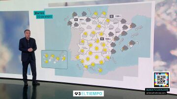 La previsi&oacute;n del martes 20 de enero