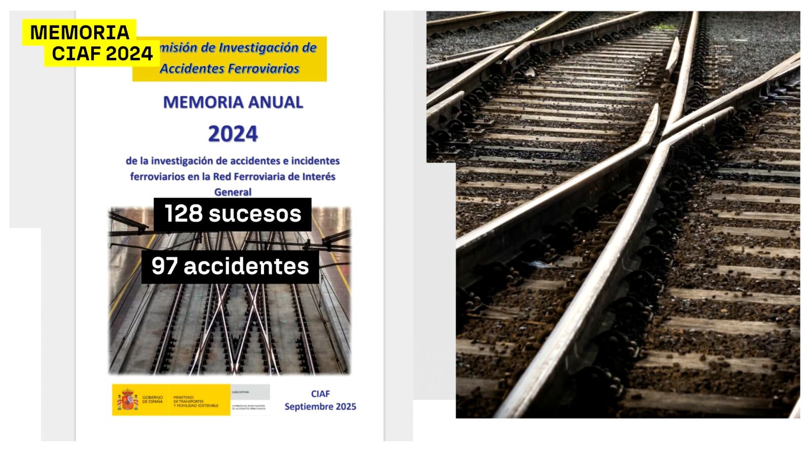 Angrois, Chinchilla... los accidentes de tren más graves en España en los últimos años