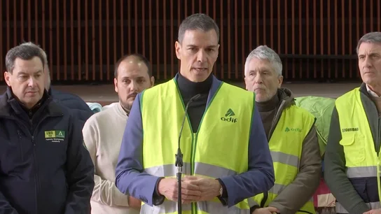 Comparecencia de Pedro Sánchez tras el accidente mortal de trenes en Adamuz, Córdoba, streaming en directo Comparecencia de Pedro Sánchez tras el accidente mortal de trenes en Adamuz, Córdoba, streaming en directo