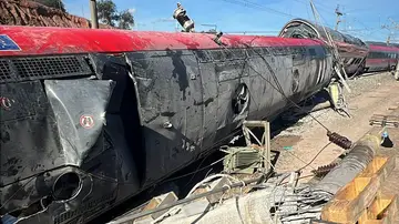 Imagen del accidente ferroviario en Adamuz, Córdoba Imagen del accidente ferroviario en Adamuz, Córdoba
