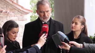 Los reyes, sobre el accidente de tren