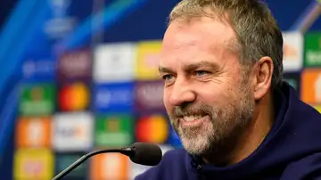 Hansi Flick en rueda de prensa Hansi Flick en rueda de prensa