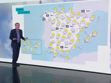 La previsi&oacute;n del jueves 22 de enero