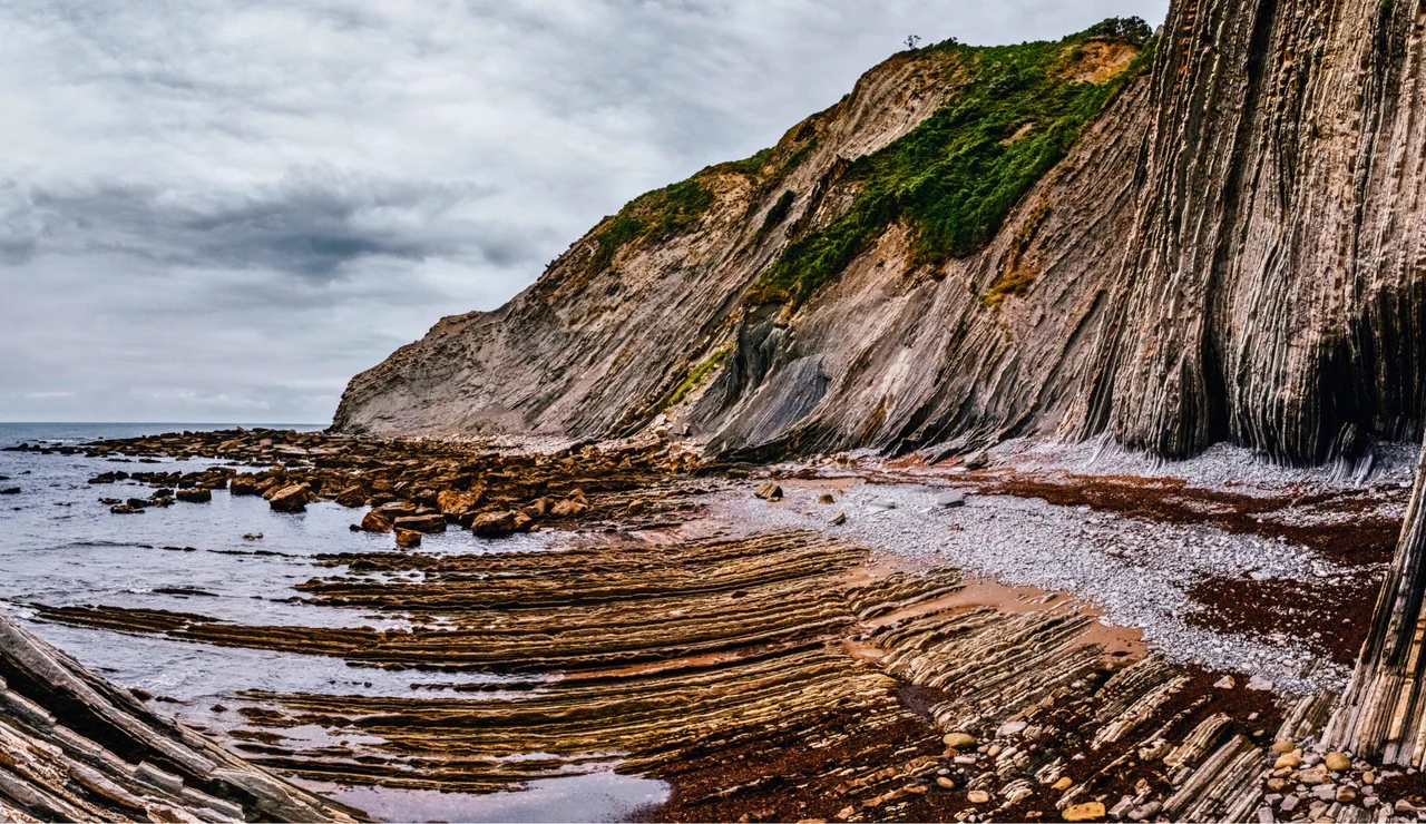 Flysch de Zumaia, en Gipuzkoa