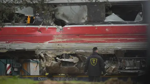 Imagen de la zona del accidente en Adamuz Imagen de la zona del accidente en Adamuz