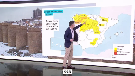 Nueva borrasca en camino, podrá dejar nevadas abundantes, y de nuevo un fuerte temporal en el mar. Nueva borrasca en camino, podrá dejar nevadas abundantes, y de nuevo un fuerte temporal en el mar.