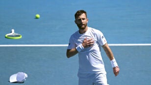 Corentin Moutet en el Open de Australia 