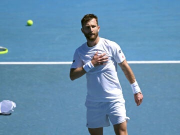 Corentin Moutet en el Open de Australia 