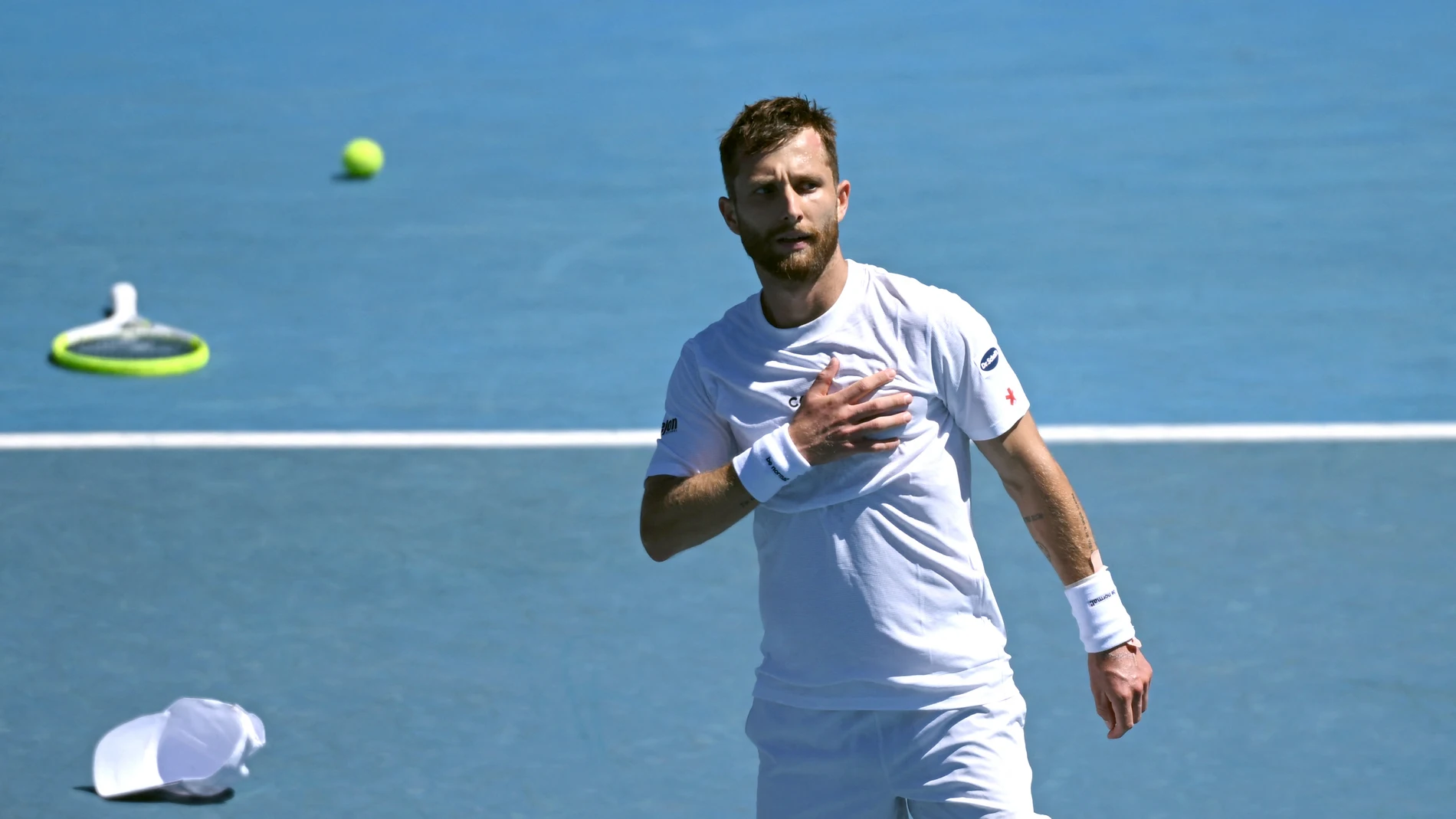 Corentin Moutet en el Open de Australia Corentin Moutet en el Open de Australia