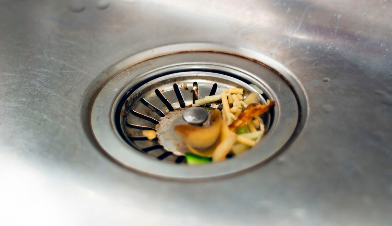 Restos en el fregadero