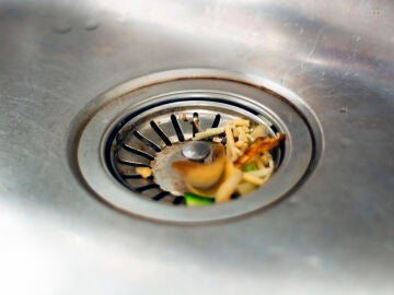 Restos en el fregadero