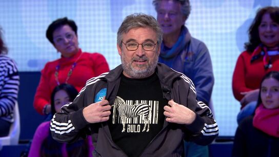 El homenaje de Jordi &Eacute;vole a Robe Iniesta en Pasapalabra con una camiseta &ldquo;muy especial&rdquo;