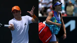 Rafa Jódar y Paula Badosa, en el Open de Australia 2026 Rafa Jódar y Paula Badosa, en el Open de Australia 2026