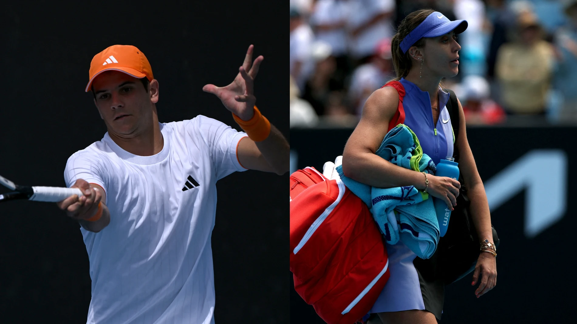 Rafa Jódar y Paula Badosa, en el Open de Australia 2026 Rafa Jódar y Paula Badosa, en el Open de Australia 2026