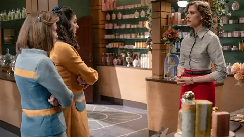 Claudia, Carmen y Marta en el capítulo 484 de Sueños de Libertad Claudia, Carmen y Marta en el capítulo 484 de Sueños de Libertad