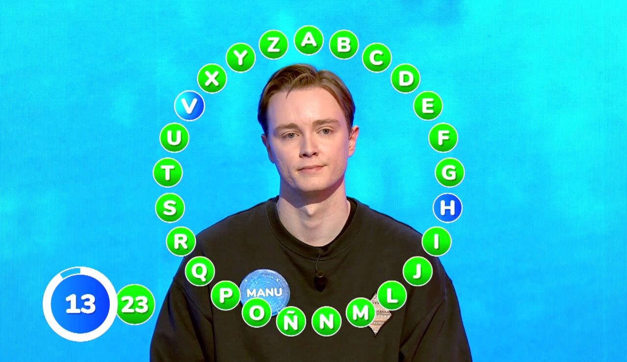 Jaque de Manu en El Rosco al romper el empate: &iquest;llegar&aacute; Rosa a sus 23 aciertos?