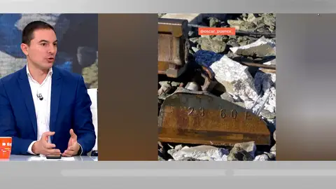 Juan Lobato analiza el accidente de tren. Juan Lobato analiza el accidente de tren.