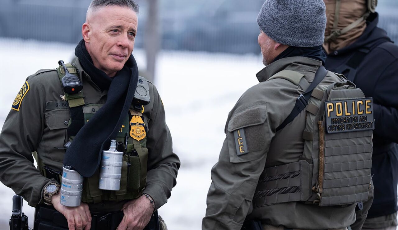 Gregory Bovino, jefe de la patrulla de inmigraci&oacute;n