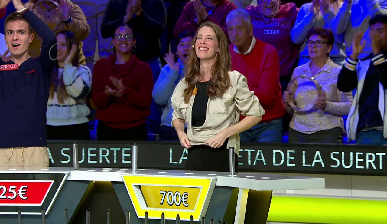 &iexcl;Brillante! Nuria consigue 2.775 euros con el gajo dorado