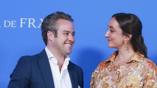Luc&iacute;a Pombo y L&oacute;pez Huerta ante las c&aacute;maras
