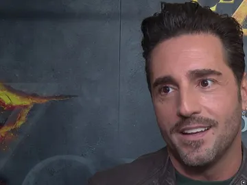 David Bustamante haciendo declaraciones a la prensa David Bustamante haciendo declaraciones a la prensa