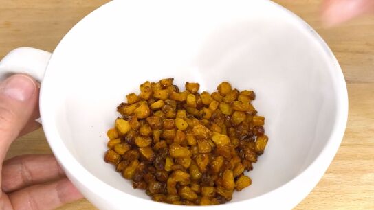 Snack de ma&iacute;z en la air fryer