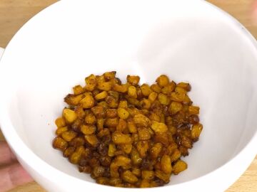 Snack de ma&iacute;z en la air fryer