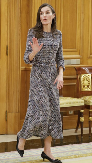 La reina Letizia, en el Palacio de la Zarzuela