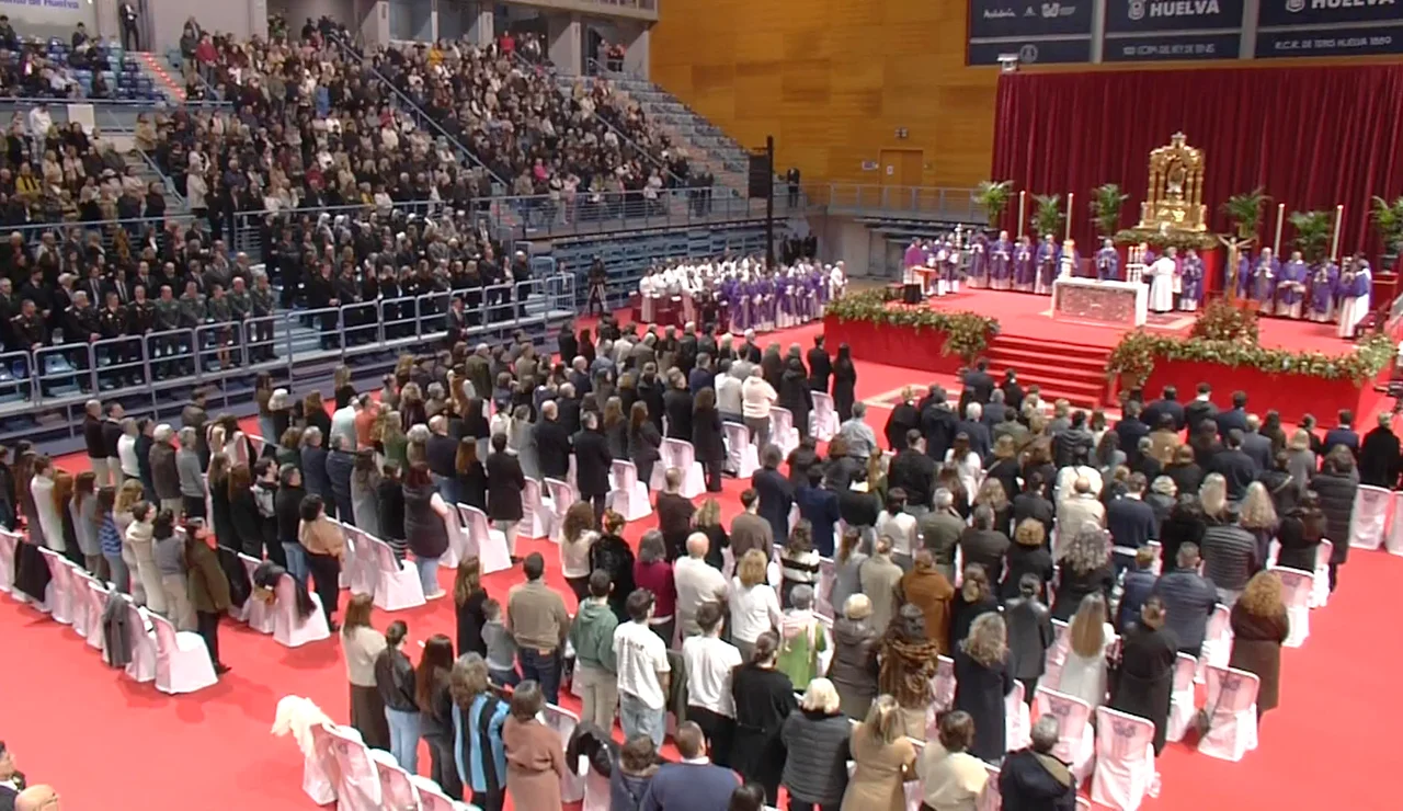 Imagen del funeral por el accidente de Adamuz