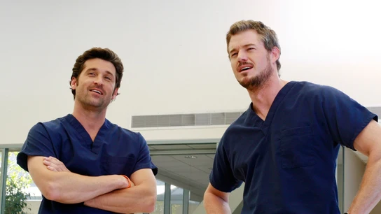 Patrick Dempsey y Eric Dane en Anatomía de Grey Patrick Dempsey y Eric Dane en Anatomía de Grey