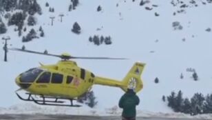 Helicoptero medicalizado en Cerler