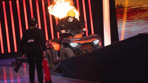 Eduardo Navarrete se pone al l&iacute;mite en el quad en llamas