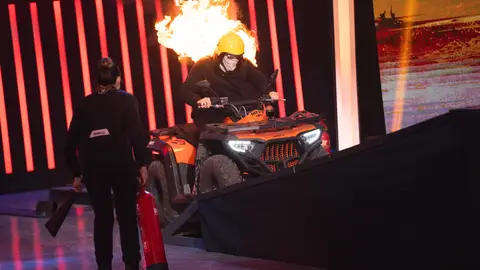 Eduardo Navarrete se pone al límite en el quad en llamas Eduardo Navarrete se pone al límite en el quad en llamas