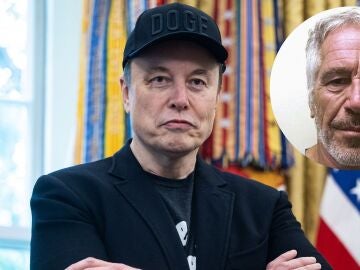 Imagen de archivo de Musk y de Epstein.