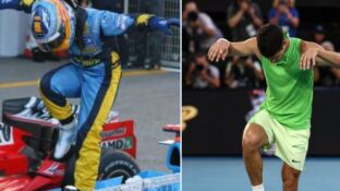Fernando Alonso y Carlos Alcaraz