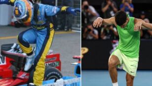 Fernando Alonso y Carlos Alcaraz