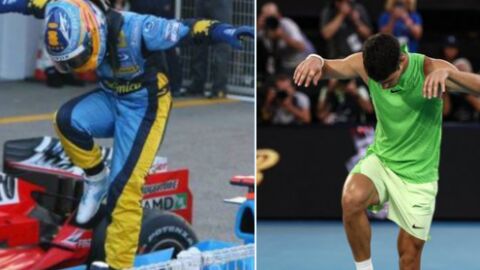 Fernando Alonso y Carlos Alcaraz