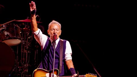 Bruce Springsteen cantando