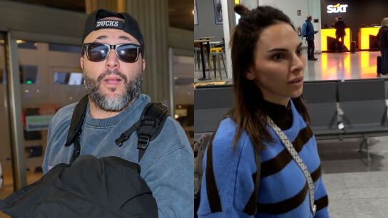 Kiko Rivera e Irene Rosales en el aeropuerto d&iacute;as distintos