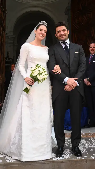 María Eugenia González-Serna Juan Molina Ponce en su boda María Eugenia González-Serna Juan Molina Ponce en su boda