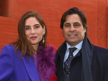 Lourdes Montes y Fran Rivera en la boda de María Eugenia González-Serna Juan Molina Ponce Lourdes Montes y Fran Rivera en la boda de María Eugenia González-Serna Juan Molina Ponce