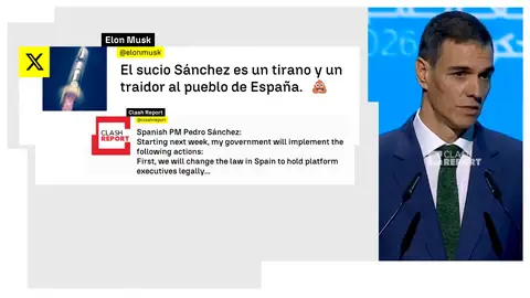 Elon Musk llama "tirano y traidor" a Pedro Sánchez Antena3 Noticias