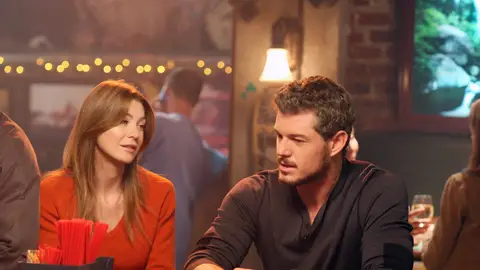 Eric Dane y Ellen Pompeo en Anatomía de Grey Eric Dane y Ellen Pompeo en Anatomía de Grey