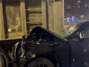 Accidente en la M-30 de Madrid