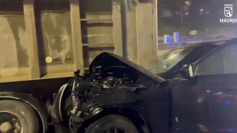 Accidente en la M-30 de Madrid Accidente en la M-30 de Madrid