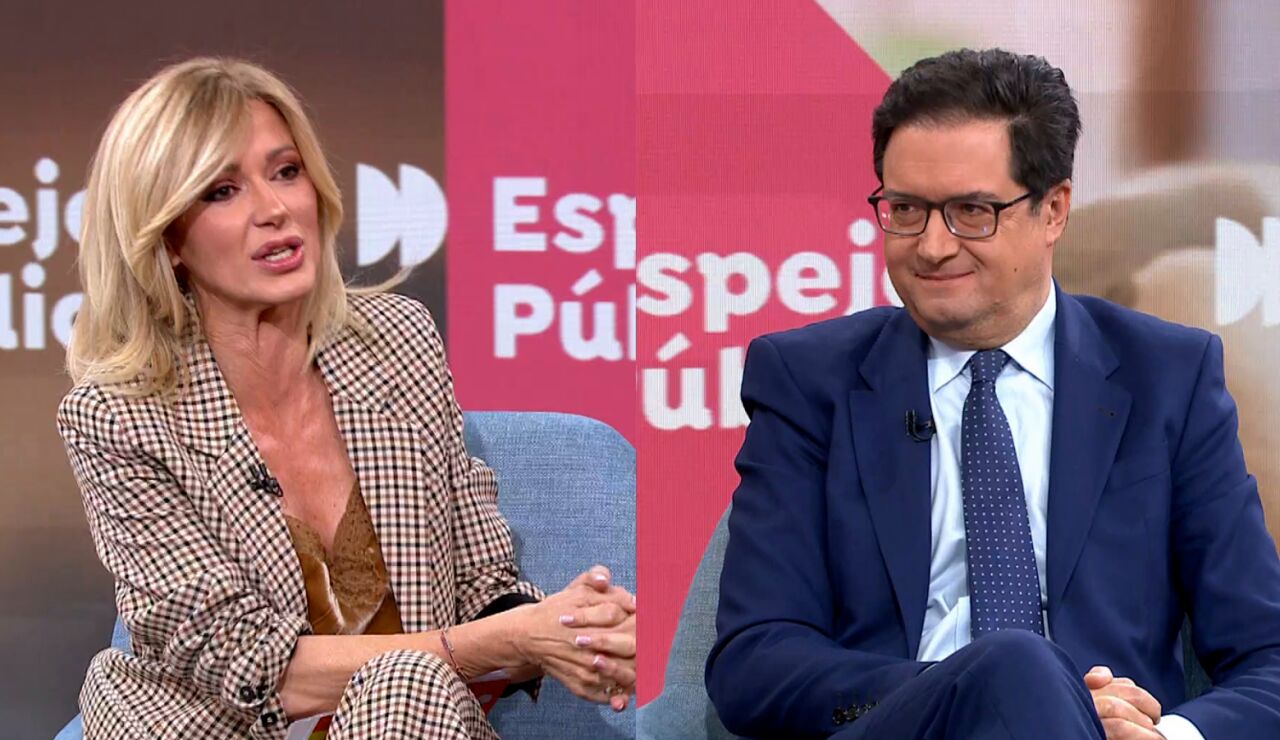 &Oacute;scar L&oacute;pez, en Espejo P&uacute;blico.