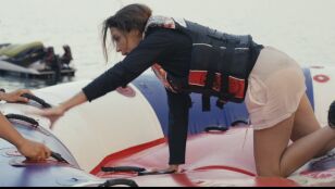 &ldquo;No vengo m&aacute;s&rdquo;: El enfado de Susana Saborido tras montar en la atracci&oacute;n acu&aacute;tica 