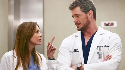 Eric Dane y Ellen Pompeo en Anatomía de Grey Eric Dane y Ellen Pompeo en Anatomía de Grey